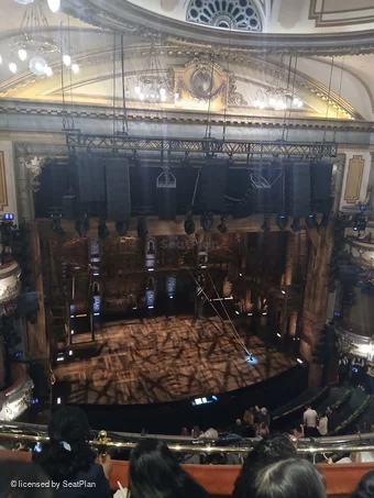 Victoria Palace Theatre Grand Circle C29 view from seat photo