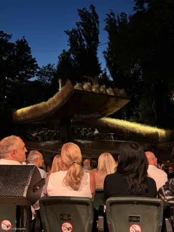 Regent's Park Open Air Theatre Upper Left J19 view from seat photo