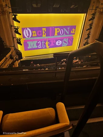 Hudson Theatre Balcony B1 view from seat photo
