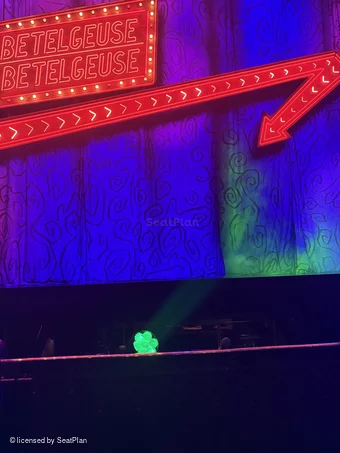 Prince Edward Theatre Stalls B20 view from seat photo