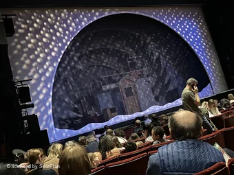 Peacock Theatre Stalls L30 view from seat photo