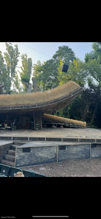 Regent's Park Open Air Theatre Lower Right E31 view from seat photo