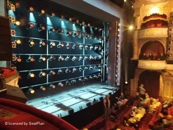 Shaftesbury Theatre Box F1 view from seat photo
