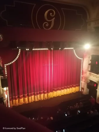 Garrick Theatre Grand Circle A19 view from seat photo