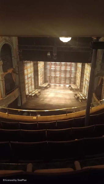 Harold Pinter Theatre Royal Circle F9 view from seat photo