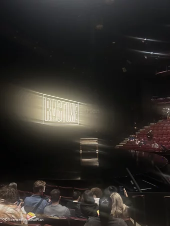 Vivian Beaumont Theater Orchestra J104 view from seat photo