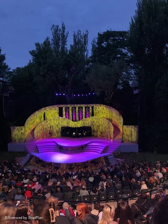 Regent's Park Open Air Theatre Upper Centre S41 view from seat photo