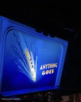 Barbican Theatre Circle FF11 view from seat photo