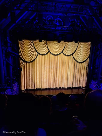 Trafalgar Theatre Dress Circle D18 view from seat photo