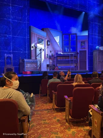 Barrymore Theatre Orchestra E1 view from seat photo