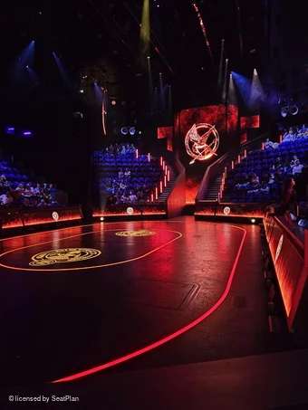 Troubadour Canary Wharf Theatre District 2 A77 view from seat photo