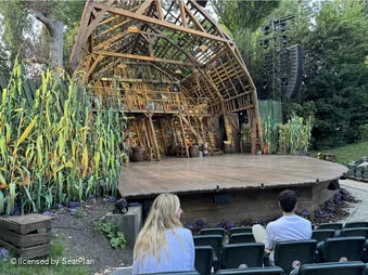 Regent's Park Open Air Theatre Lower Right F43 view from seat photo