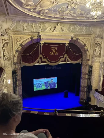 Richmond Theatre Upper Circle C21 view from seat photo