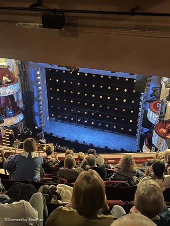 Shaftesbury Theatre Grand Circle J6 view from seat photo