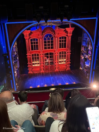 Savoy Theatre Upper Circle E12 view from seat photo