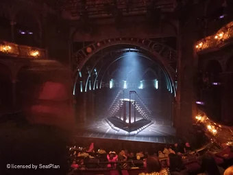 Palace Theatre Dress Circle D15 view from seat photo