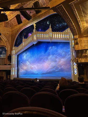 Eugene O'Neill Theatre Orchestra N24 view from seat photo