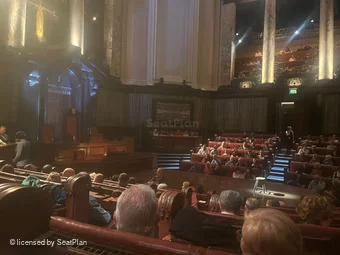 London County Hall Courtroom Stalls F162 view from seat photo
