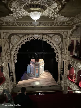 Lyric Hammersmith Upper Circle D11 view from seat photo