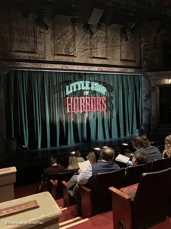 Westside Theatre Orchestra H3 view from seat photo