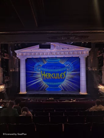 Theatre Royal Drury Lane Royal Circle G23 view from seat photo