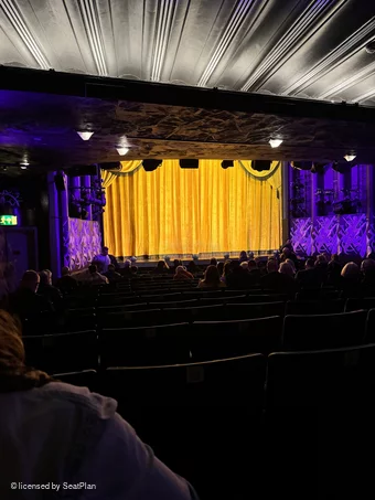 Trafalgar Theatre Stalls Q24 view from seat photo