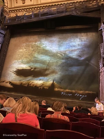 Sondheim Theatre Stalls G8 view from seat photo
