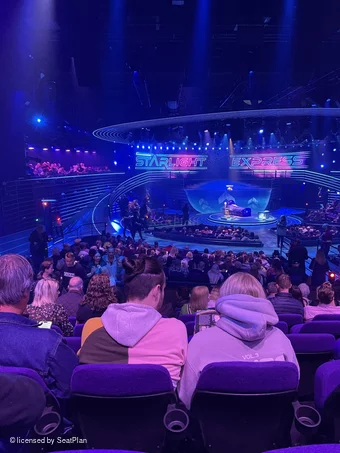 Wembley Park Theatre Locomotive Seats S16 view from seat photo