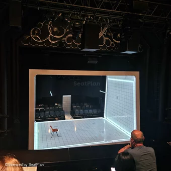 Trafalgar Theatre Dress Circle C19 view from seat photo