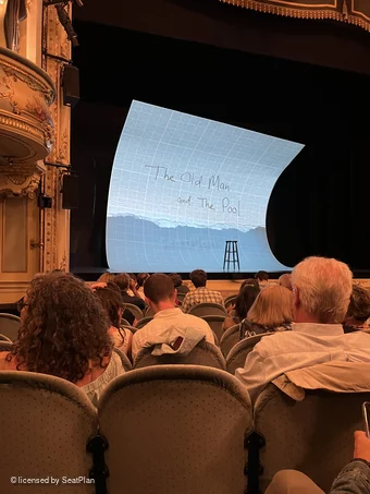 Wyndham's Theatre Stalls J24 view from seat photo