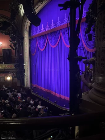 Lyceum Theatre Mezzanine A24 view from seat photo