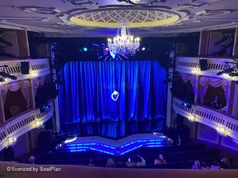 Criterion Theatre Upper Circle A18 view from seat photo