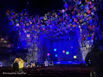 Cambridge Theatre Stalls P9 view from seat photo