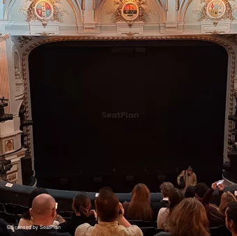 Ambassadors Theatre Circle H10 view from seat photo
