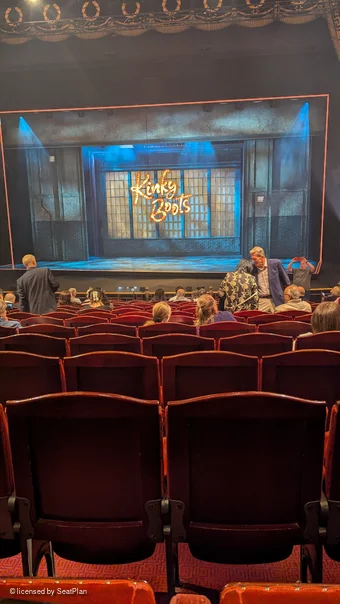 London Coliseum Stalls O5 view from seat photo