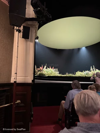 Garrick Theatre Stalls D19 view from seat photo