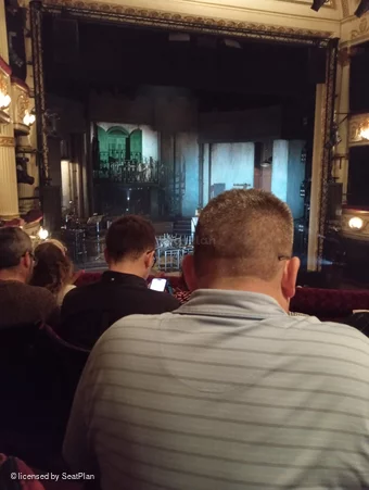 Lyric Theatre Dress Circle D24 view from seat photo