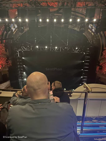 Palace Theatre Balcony C114 view from seat photo