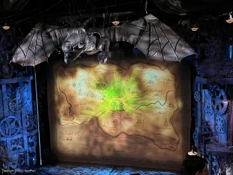 Apollo Victoria Theatre Dress Circle D13 view from seat photo