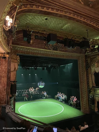 Theatre Royal Haymarket Royal Circle C25 view from seat photo