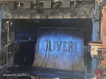 Gielgud Theatre Dress Circle E9 view from seat photo
