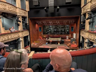 Duke of York's Theatre Royal Circle B14 view from seat photo