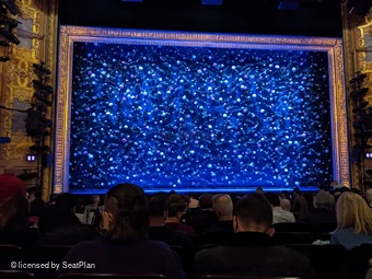 Longacre Theatre Orchestra M112 view from seat photo