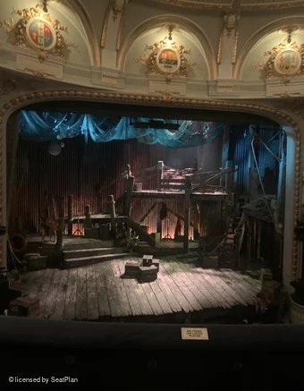 Ambassadors Theatre Circle C14 view from seat photo