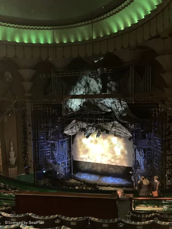 Apollo Victoria Theatre Dress Circle N11 view from seat photo