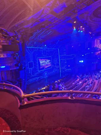 Winter Garden Theatre Mezzanine B47 view from seat photo
