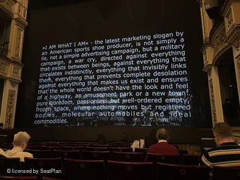 Duke of York's Theatre Stalls F15 view from seat photo
