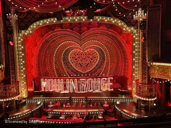 Piccadilly Theatre Royal Circle B13 view from seat photo