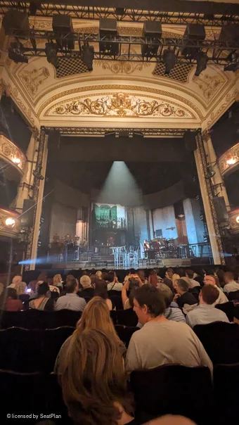 Lyric Theatre Stalls K15 view from seat photo