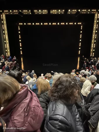 Vivian Beaumont Theater Orchestra O308 view from seat photo